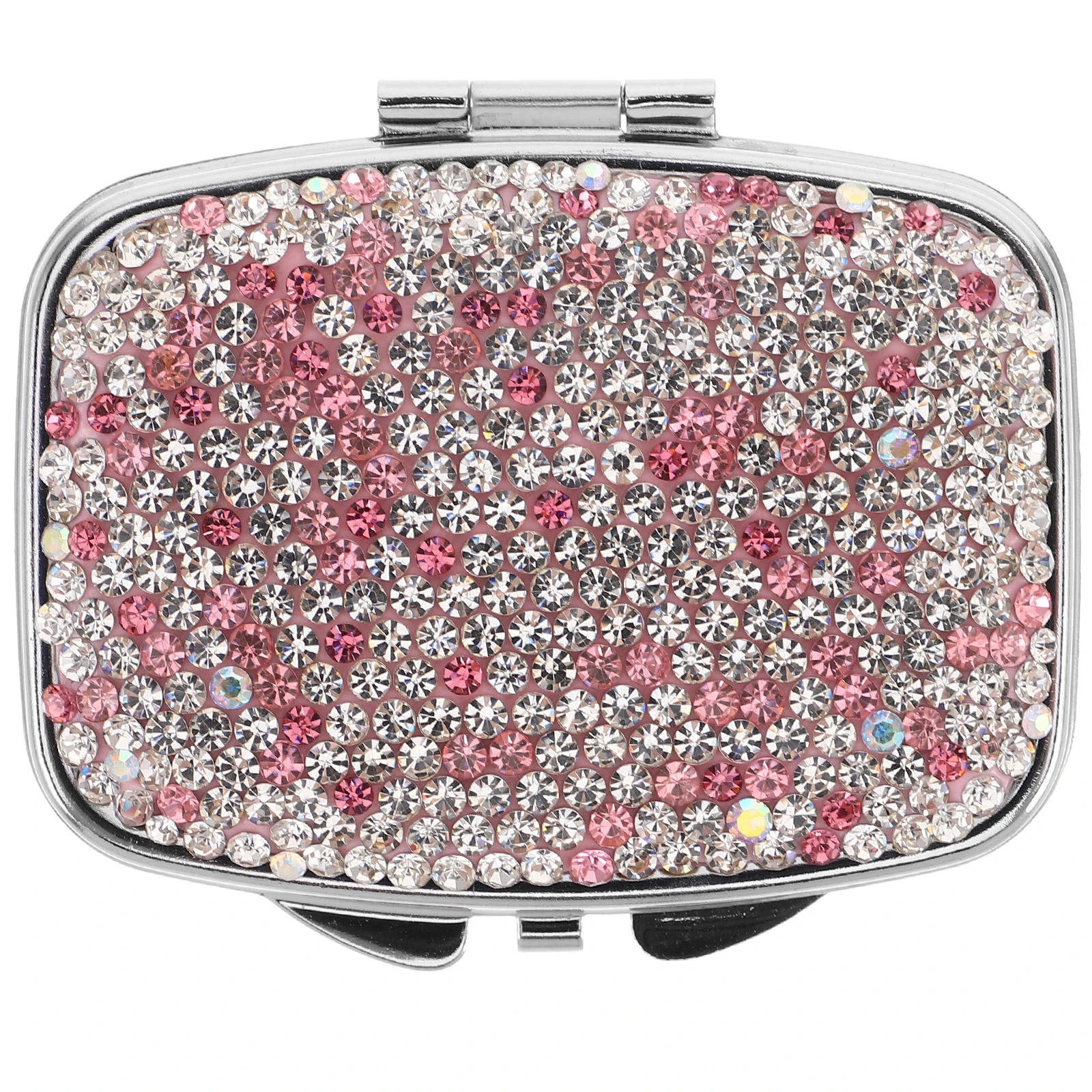 

Mini Pill Box 1 Fish Oil Case Rhinestones Kawaii Medicine Organizer Portable Daily Travel Jewelry Box Container