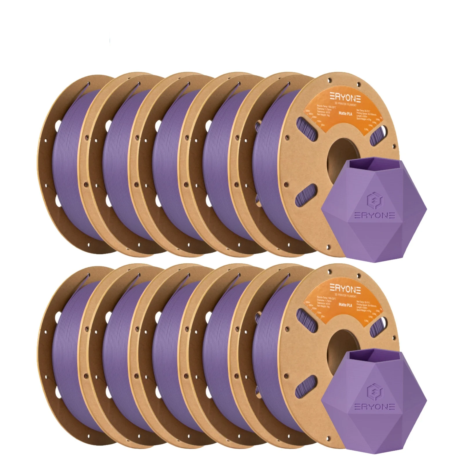 

ERYONE 1/3/5/10 кг новая матовая катушка накаливания PLA 1,75 мм, высокое качество для 3D-принтера, Новое поступление, зарубежный склад