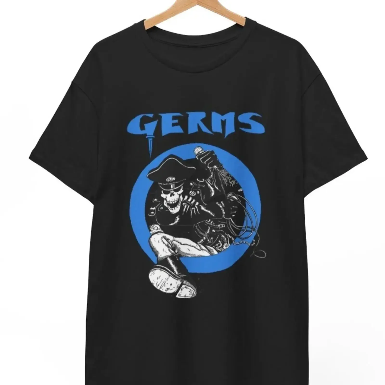 The Germs T Shirt Vintage Hardcore Punk Darby Crash Pat Smear  vintage Washed Soft Casual homme Stretched designer clothes