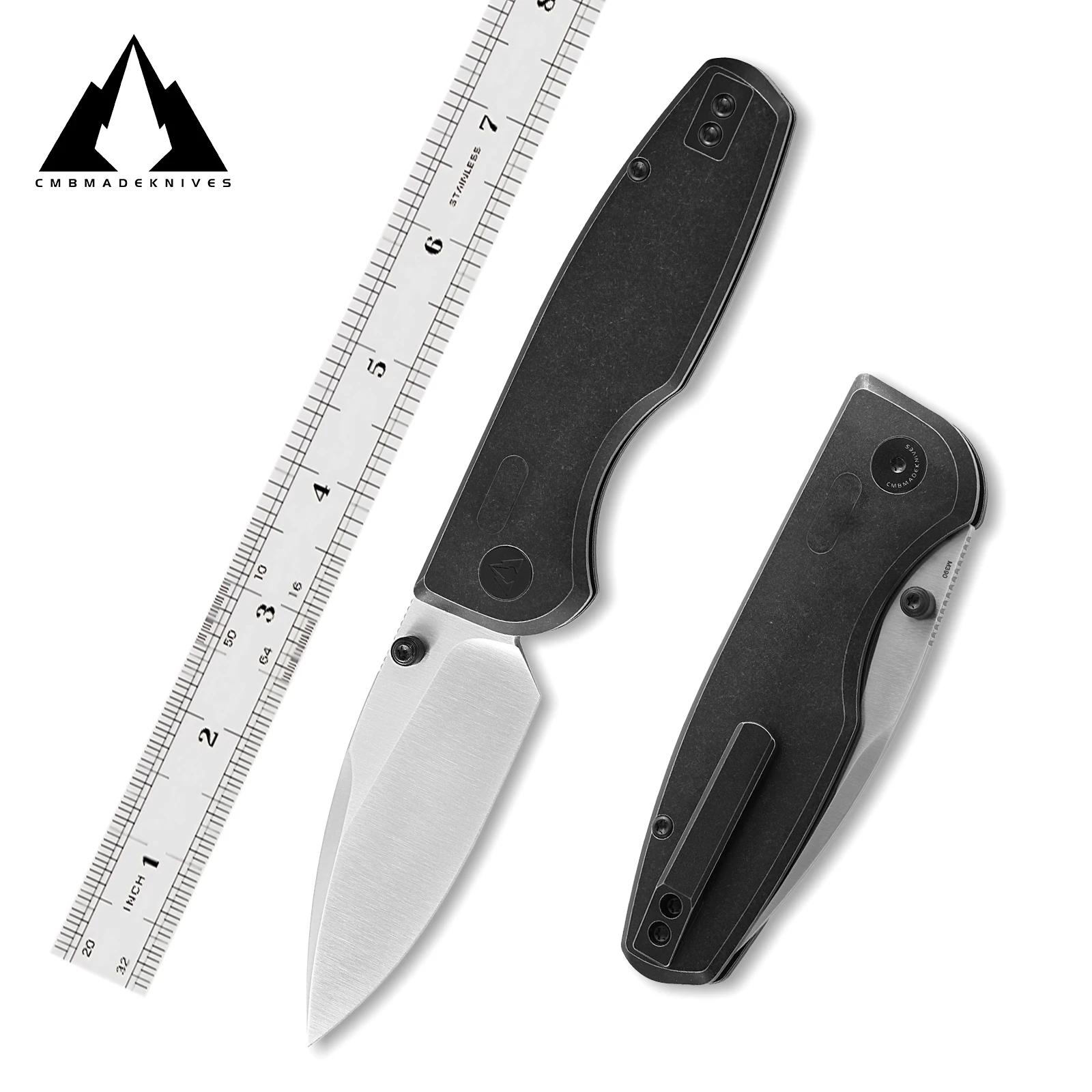 

CMBMADEKNIVES Predator Titanium Handle M390 Steel Tactical Survival Camping Outdoors Pocket Folding Knife EDC CMB-20