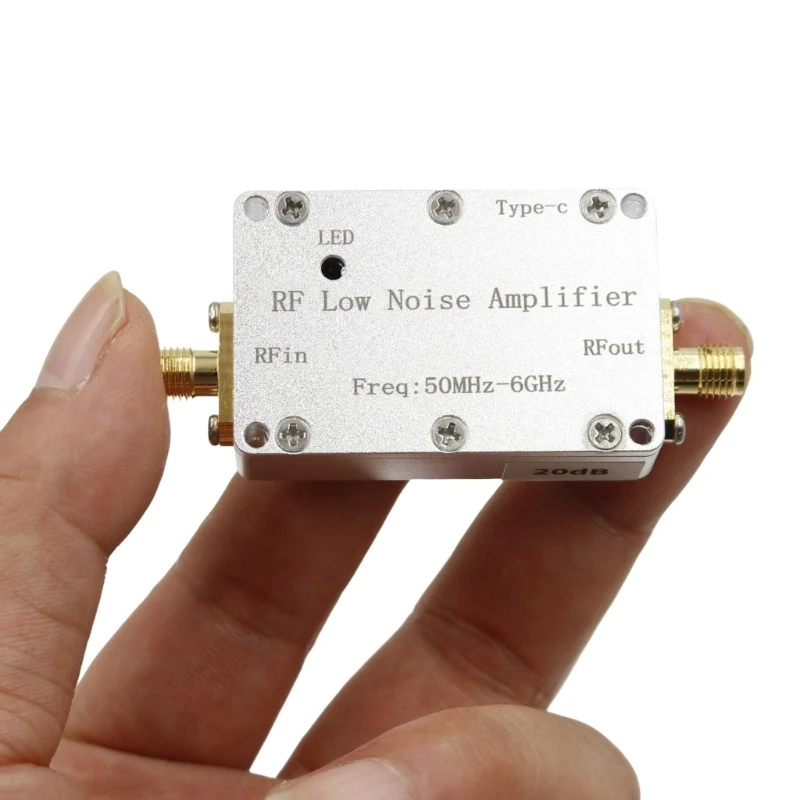 50Mhz-6GHz RF gana amplificadores 20DB 30DB señal VHF UHF potencia RF poco ruido