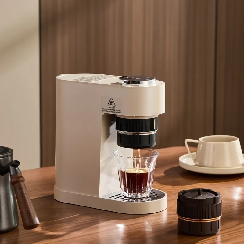 Portable Capsule Coffee Maker Compact Espresso Machine for Home Office Travel Outdoor Camping Quick Brew Single Serve Pod