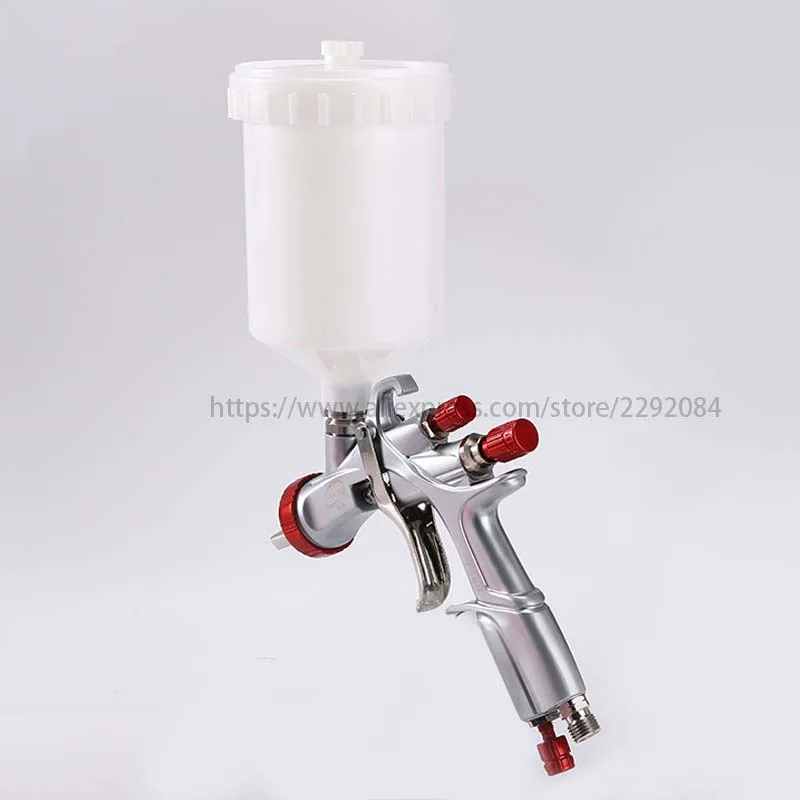 LVLP Spray Gun Paint Spray Gun Car Painting Gun Airbrush Sprayer YT160 1.3mm Nozzle 600cc Cup Spray Gun Cleaning Kit