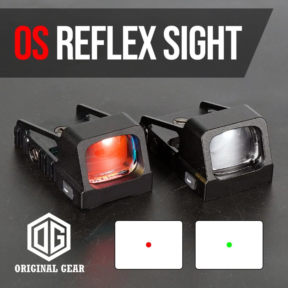 

1x23mm 3.25 MOA NV OS Red Dot Sight Tactical Reflex Sight RM RFootprint/MOS Fooprint Parallex Free at 25 Meters For Glock