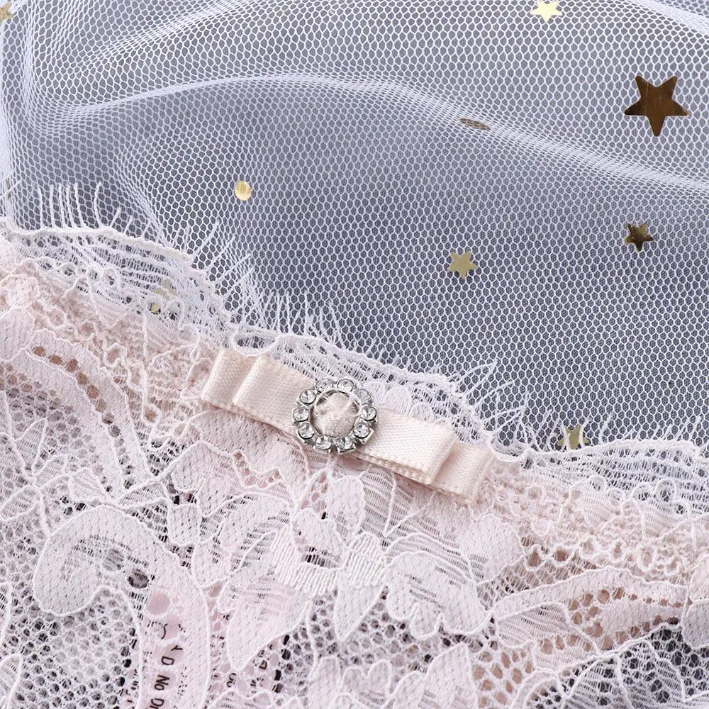 Underwear Transparent Girls Cotton Crotch Hollow Sexy Underpant Flower G-strings Female Briefs Panties Lace Thong image 4