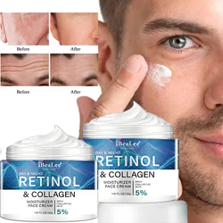 Retinol Face Cream Anti Aging Facial Care Firming Skin Reduce Neck Wrinkles Spots Moisturizing Skin Facial Treatment Product