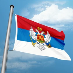 Kingdom of Montenegro Flag 3ft x 5ft Polyester Banner Flying 90* 150cm Double Penetration Custom Outdoor Indoor Fine Sewing