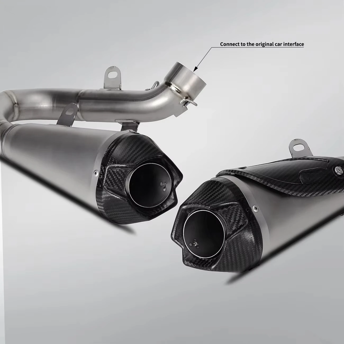 New Arro Streetfighter V4 SP Slip on Exhaust Pipe for Panigale V4-Retrofit/Upgrade