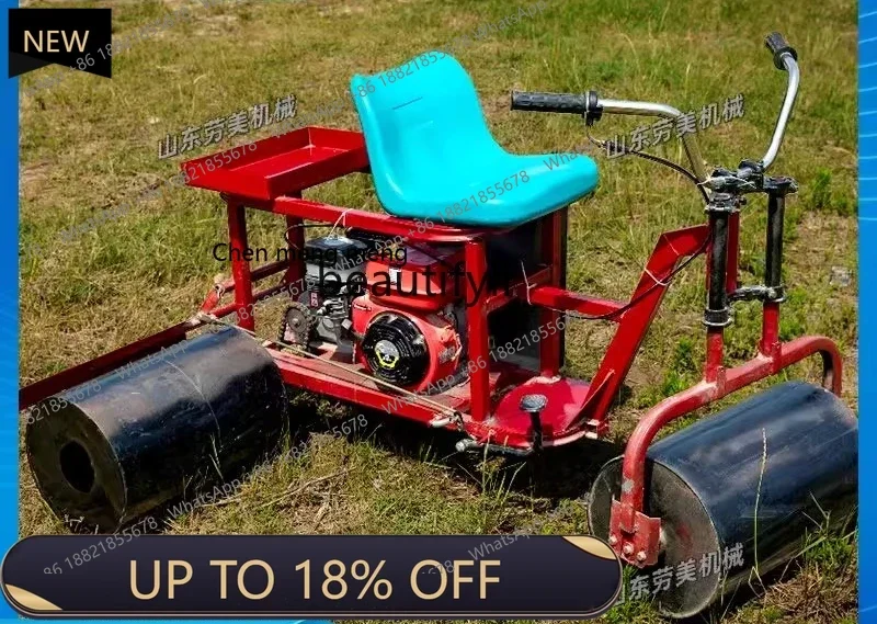 

Z189 New three-wheel compactor small ride-on diesel multi-functional lawn garlic wheat suppressor rolling wheel