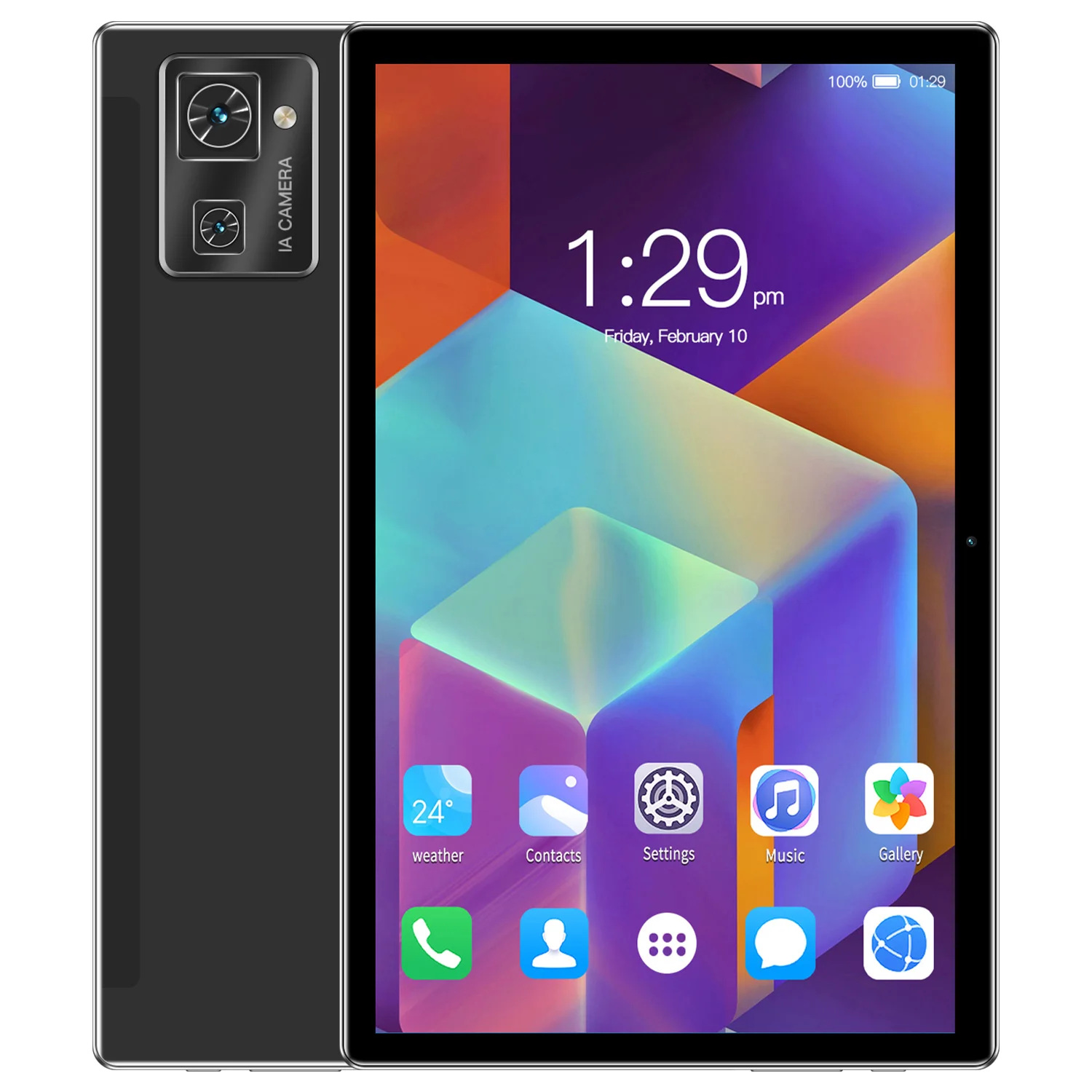 BDF 10.1 Inch Tablet Android 13, 4GB RAM 64GB ROM,1TB Expand,1280x800 IPS Screen 5000MAH Battery,Dual Camera, WiFi,3G Sim Card
