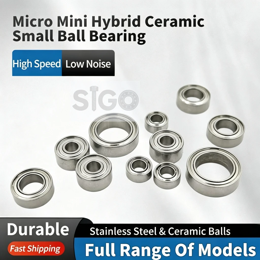 4Pcs Micro Silicon Nitride Hybrid Ceramic Ball Bearing SHMR63 SHMR83 SH693 SH623 SHMR74 SH684 SHMR104 SH694 SH604 SHMR85  SHMR95