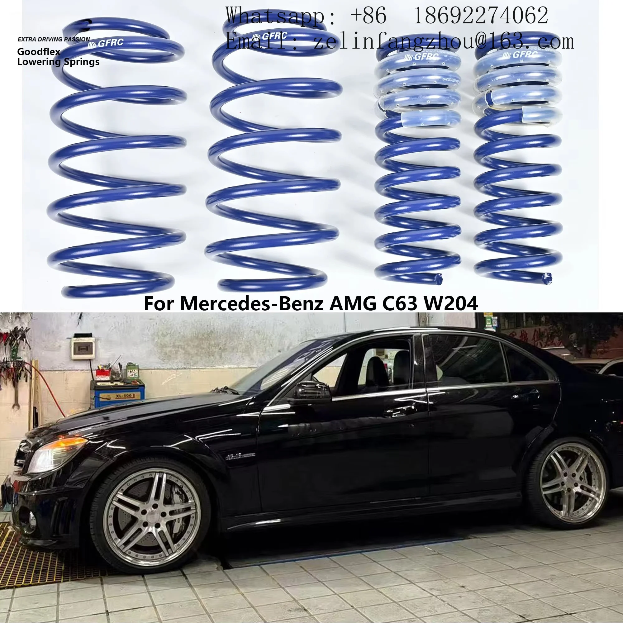 GFRC High Performance Lowering Springs Suspension Kit for Mercedes Benz A B C E Class AMG GLK GLC Front Rear Sport Coil