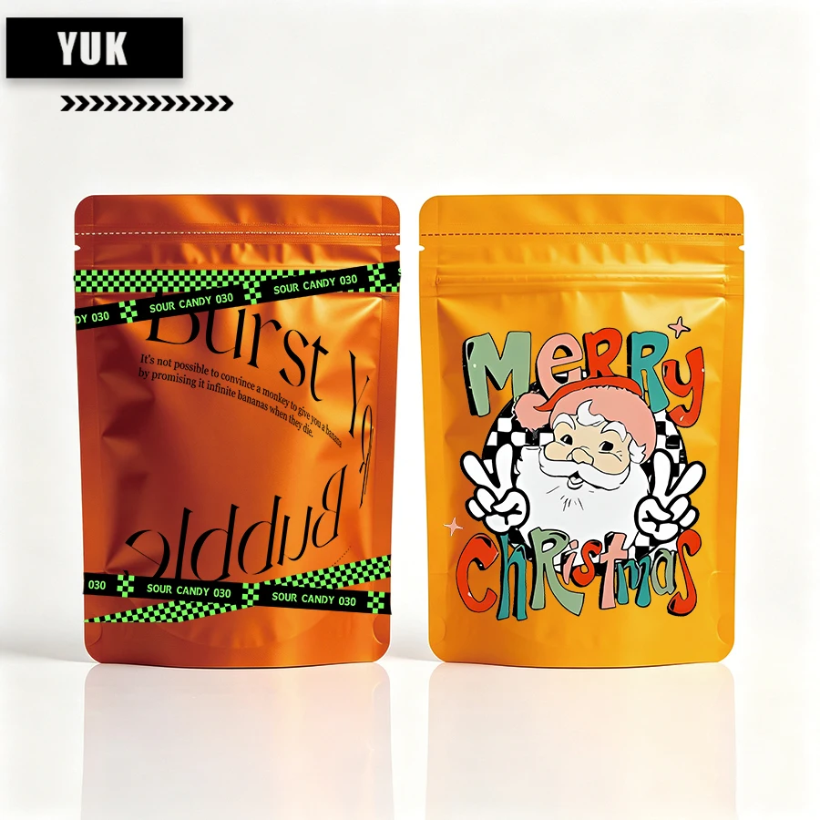 Customized Food-Grade Doypack Bags Aluminum Foil Polyester Film Mystery Gift Zip Lock Stand Up Packaging Bag