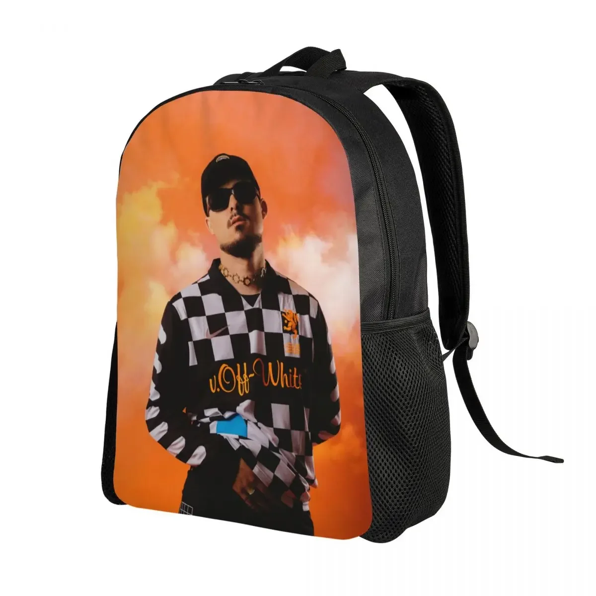 Customized Spanish Rapper Rock Dellafuente Backpack Women Men Casual Bookbag for College School Bags