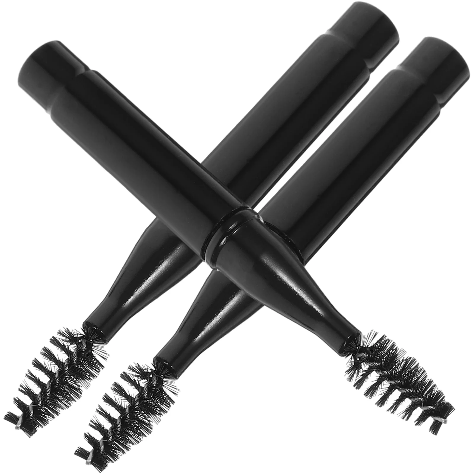 3 stuks mini-wenkbrauw-wimperborstels klein lichtgewicht ontwerp met deksel multifunctionele wenkbrauw- en mascara-staven voor gebruik onderweg