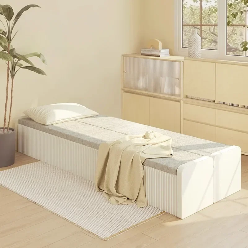& 2 People Full Size Adults Bed Frames Nordic Queen 180x200cm King Size Bedroom Beds Fancy Lounge Floor Home Bedroom Furniture
