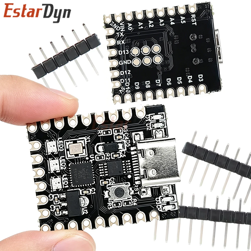 Estardyn Nano V3.0/SuperMini Type-C Development Board, Compatible ATmega328P CH340 for DIY IoT Electronics Projects