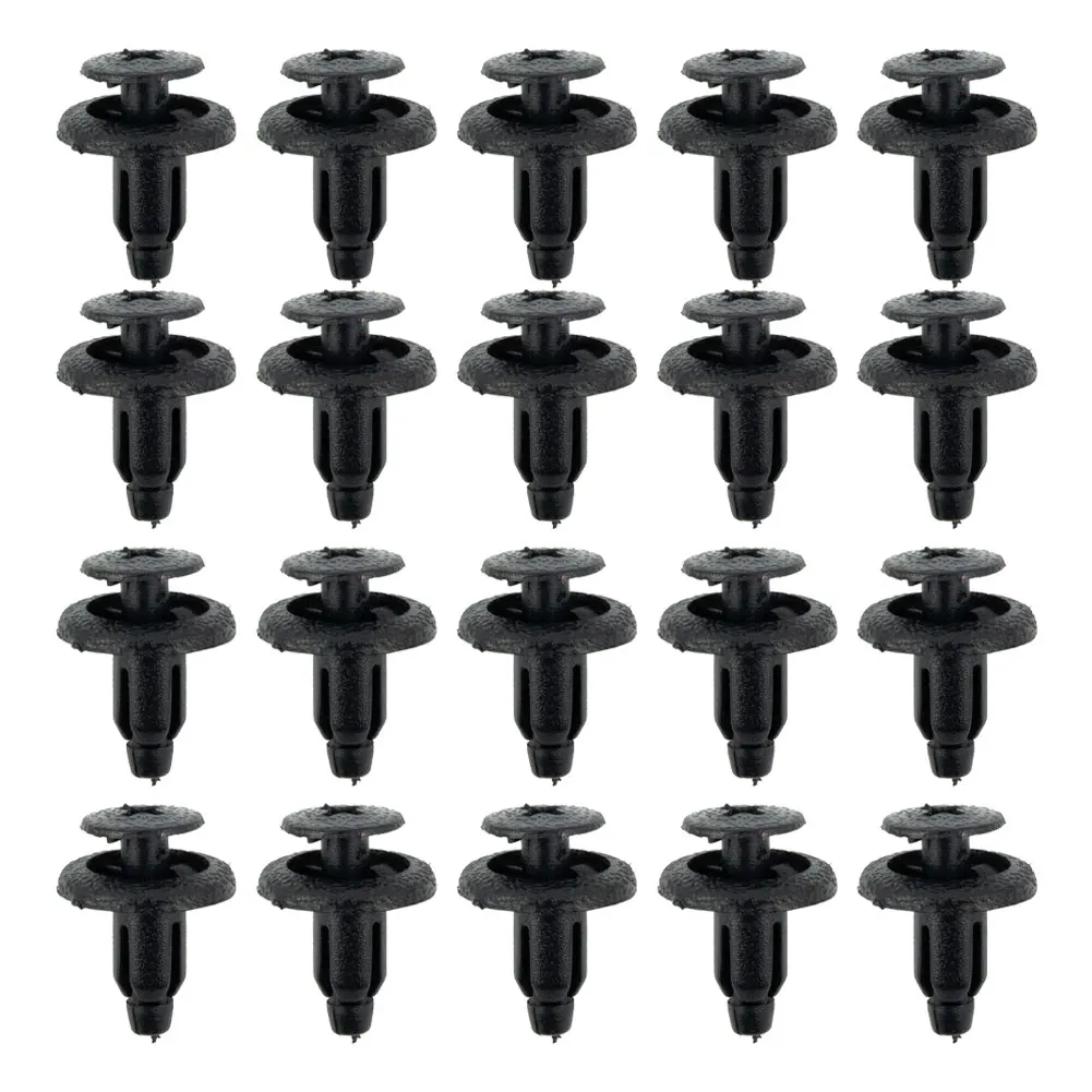 

20pcs Auto Screw Fastener Buckle Car Clips Mixed Body Push Retainer Pin Rivet Bumper Door Trim Panel Retainer Fastener Kit