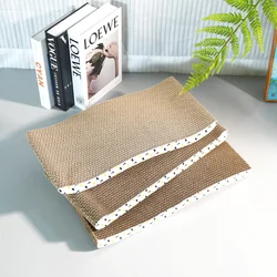 Cat scratching board, corrugated paper, scratching texture design, suitable for indoor cats double-sided use, free catnip