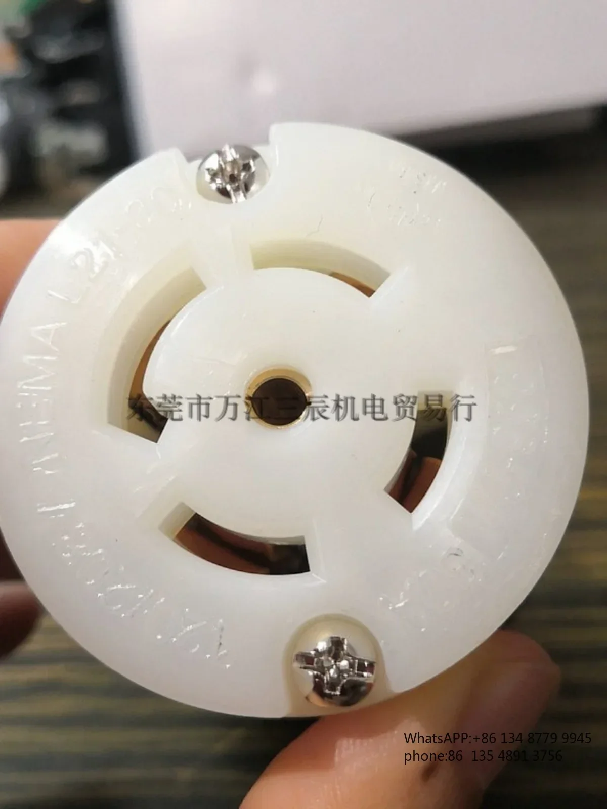 UL five-hole socket NEMA L21-30 120/208V WJ-9531 Taiwan Rongguang lead-mounted three-phase five-wire