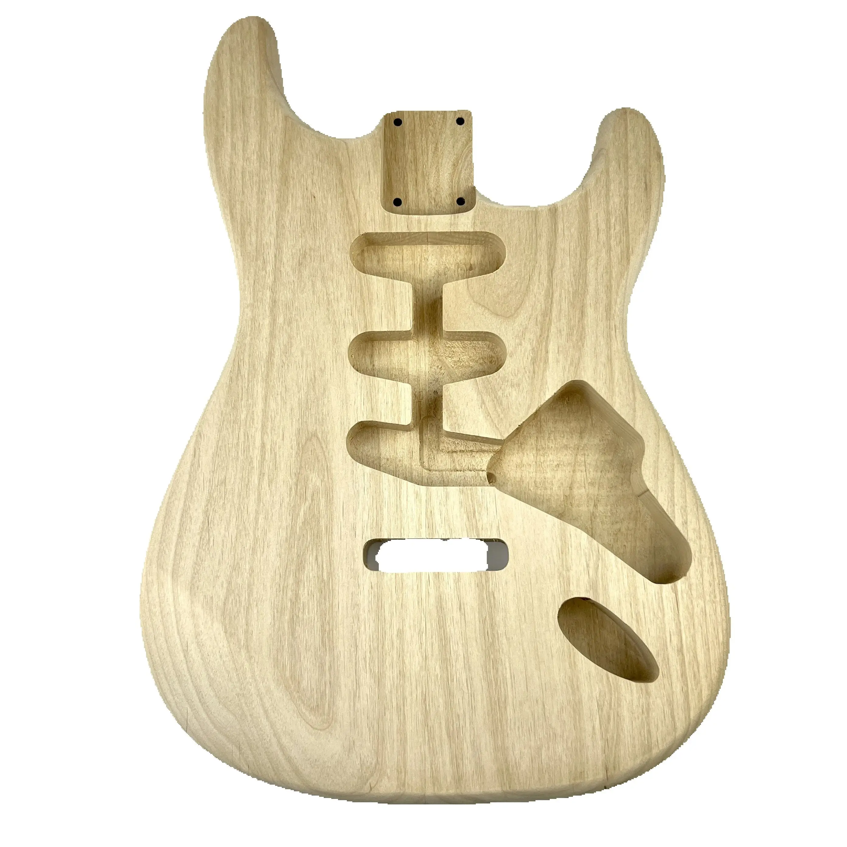 ST Alder Electric Guitar Body - Metallic Green Gloss Polyester Finish | Replacement Part for Stratocaster | DIY Guitar Buildi