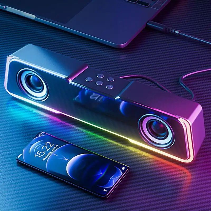 Для общего дорожного динамика, портативный настольный портативный динамик, портативный настольный динамик для домашней вечеринки, уличный настольный светодиодный динамик