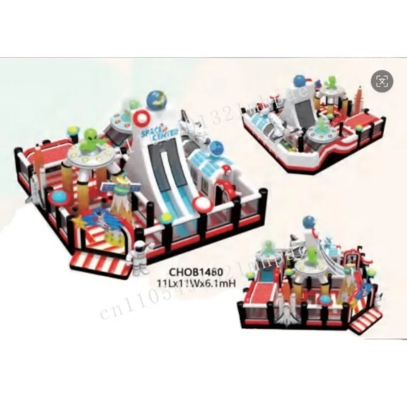 

2025 new Giant castle built for a vendren juegos bouncy city castle playground house