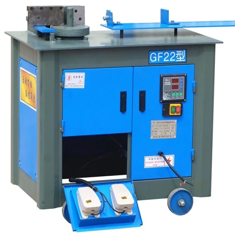 GF20 22 25 external adjustment angle numerical control steel bar bending machine