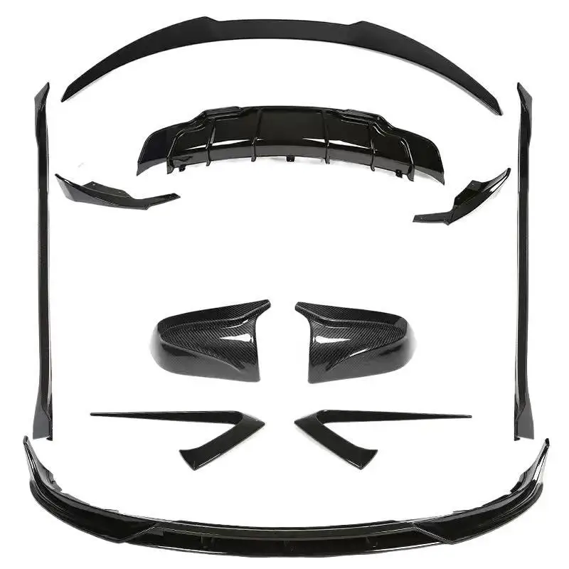 

Body Kit for s Model Y Car Parts Including Front Lip Rear Diffuser Spoiler Side Skirts Fog Lamp Daytime Running Lights