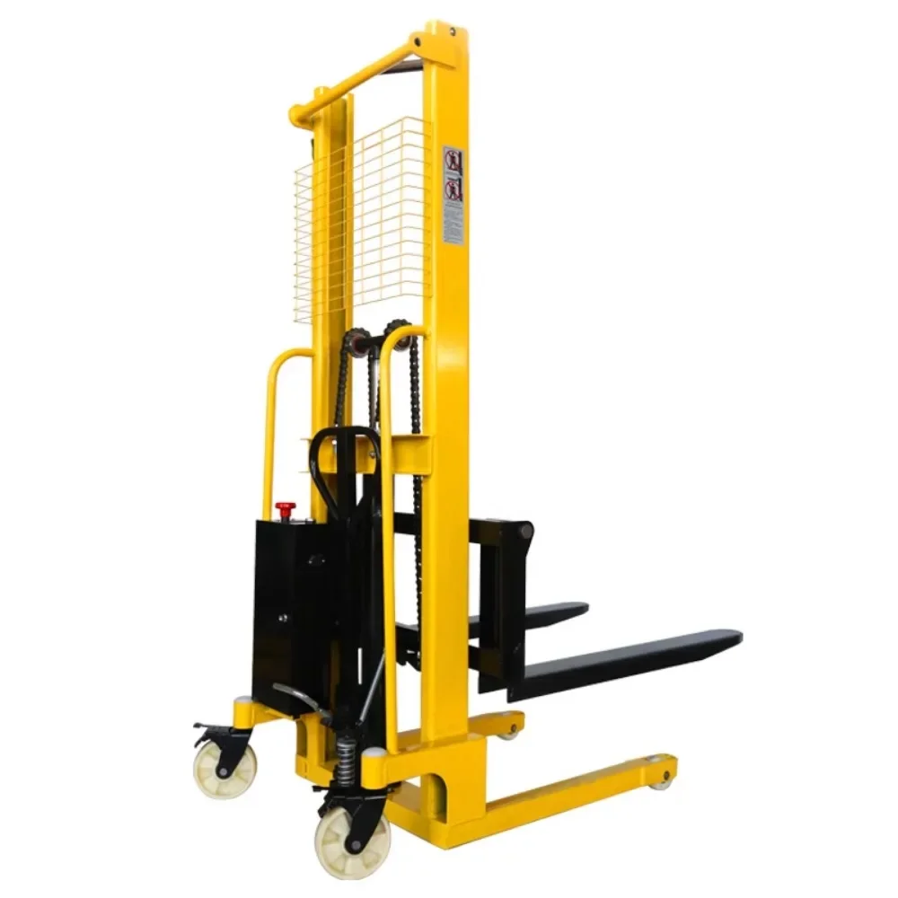 

Electric manual hydraulic forklift handling push car small lifting and unloading