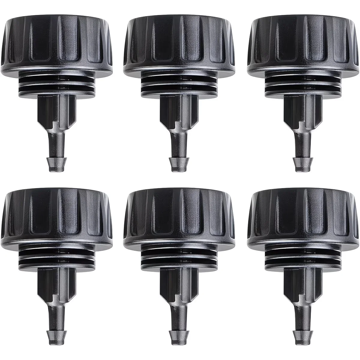 

6pcs 3/4" Thread To Garden Hose Connector Adapter 1/4" Tube Barb Fittings Gagriculture Irrigation System Faucet Coupler