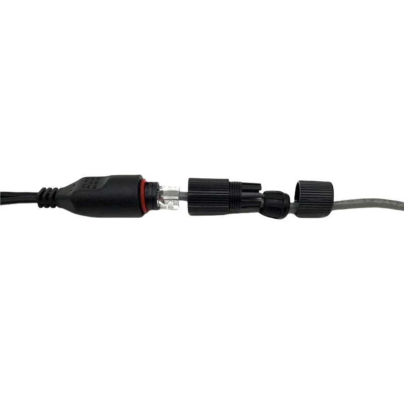 Waterproof Connector Protector Cover 5 Sets Network Cable Waterproof Cap RJ45 For Outdoor Network IP Camera Pigtail Cable