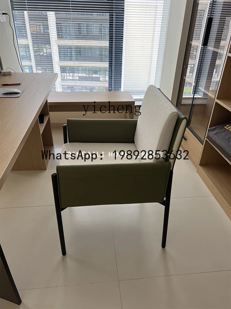 light luxury dining chair home study chair minimalist dining table negotiation tea table leather makeup chair