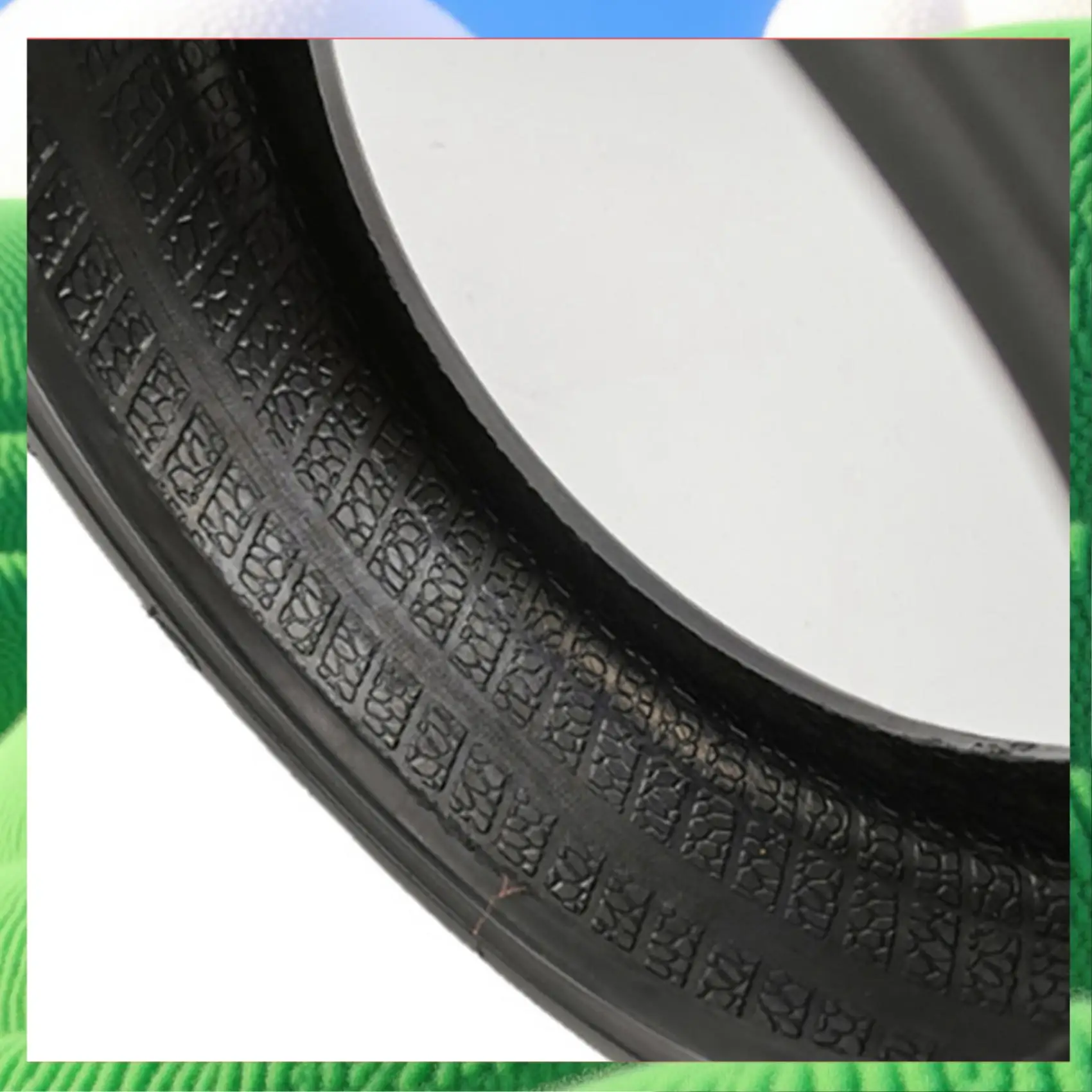 

2X No Inflation Explode Proof Tire Compatible For Ninebot Max G30 60/70-6.5 Black Vacuum Tire With Valve-[Cilae]