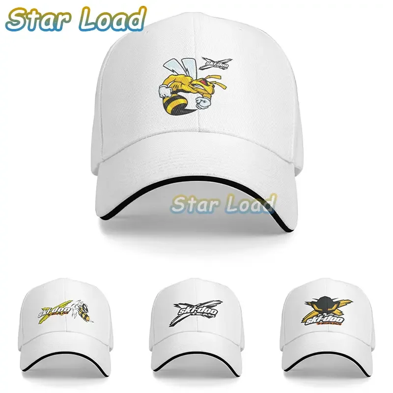 Personality SKI-DOO Team Logo Print Baseball Cap Fashion Off-road Personality Unisex Racing Cap Funny Can Am Hip Hop Cap Custom