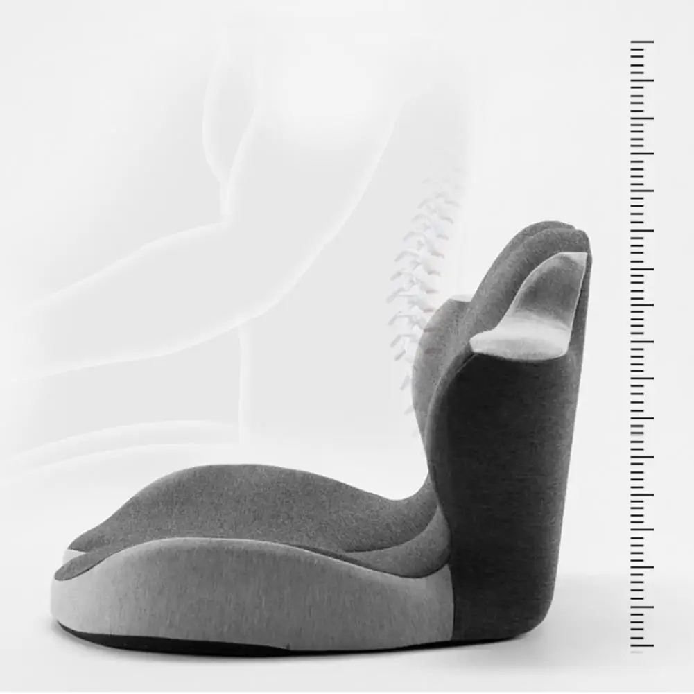 Memory-Schaum Bürostuhl-Kissen Rückenlehne Ergonomisches Sitzkissen zur Stresslinderung Lendenwirbelstütze für Auto und Büro – Detail 11