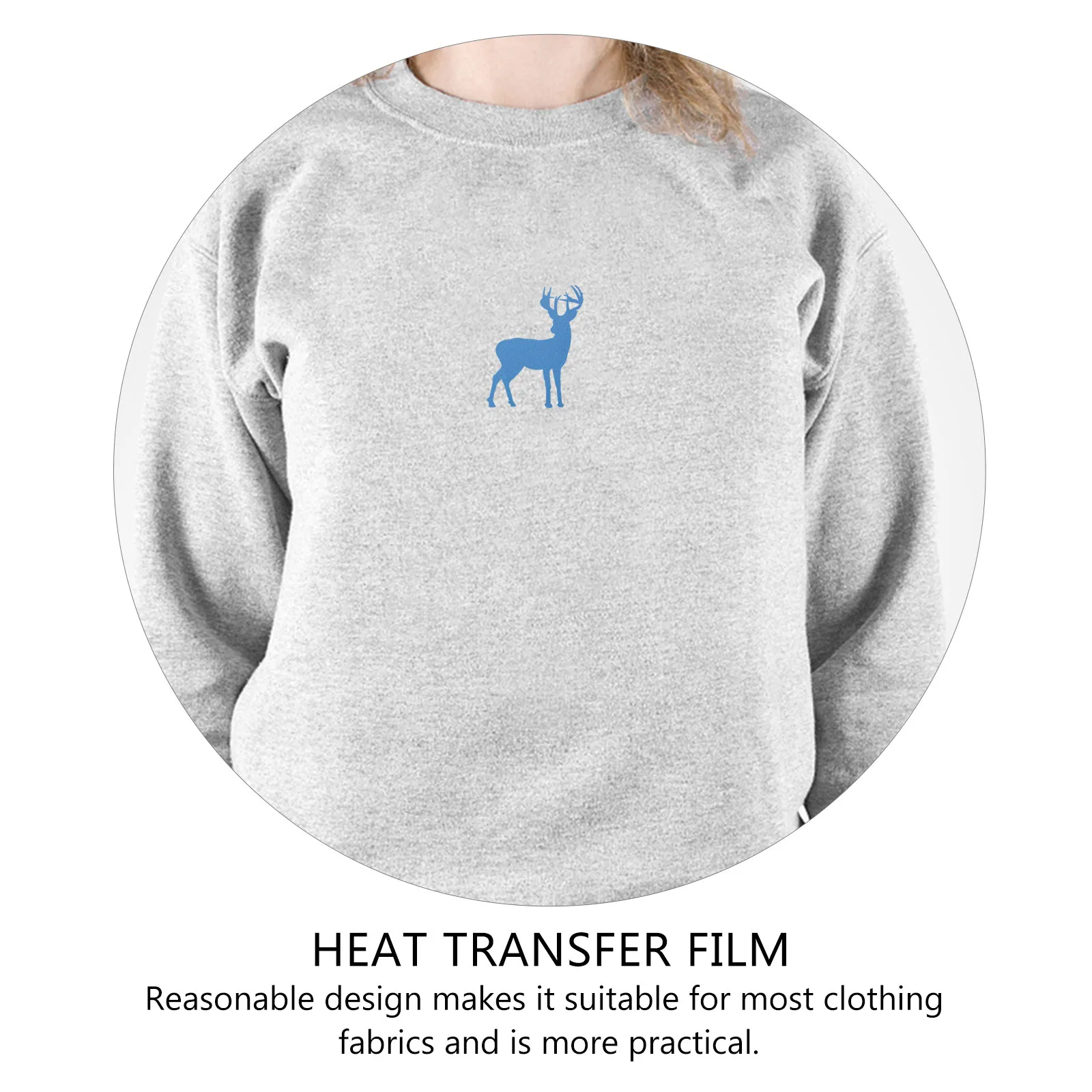

6 Sheets DIY Lettering Film Heat Transfer Vinyl for Personalized Clothing Customization PU Material Safe Gentle Easy Application