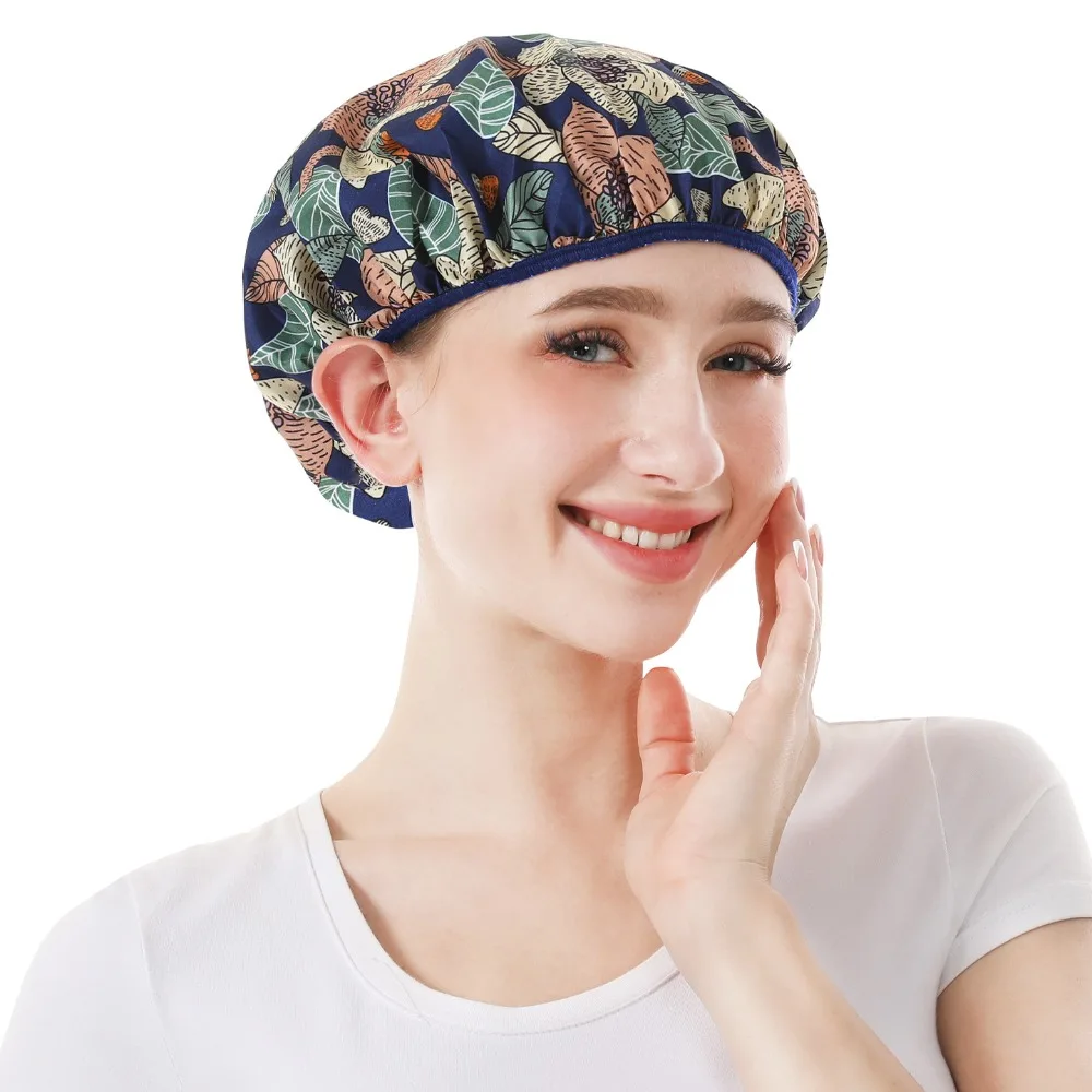 

Elastic Mesh Dust-proof Food Work Cap Breathable Design Mesh Caps Oil Proof Chef Cap Elastic Head Cover Work Cap Chef Hat