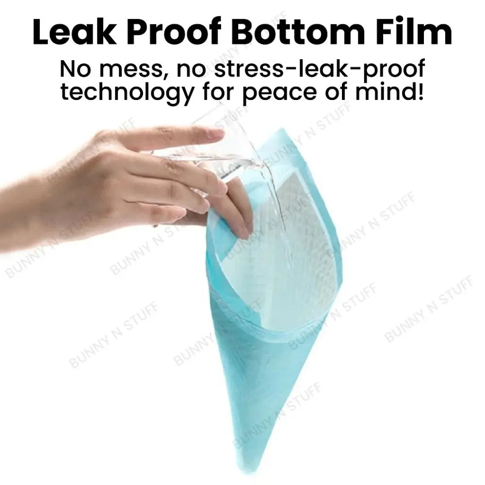 

100 шт. супер впитывающая подушка для домашних животных, утолщенная одноразовая подушка для дрессировки собак, синий/розовый/серый бамбуковый угольный коврик для подгузников для мочи