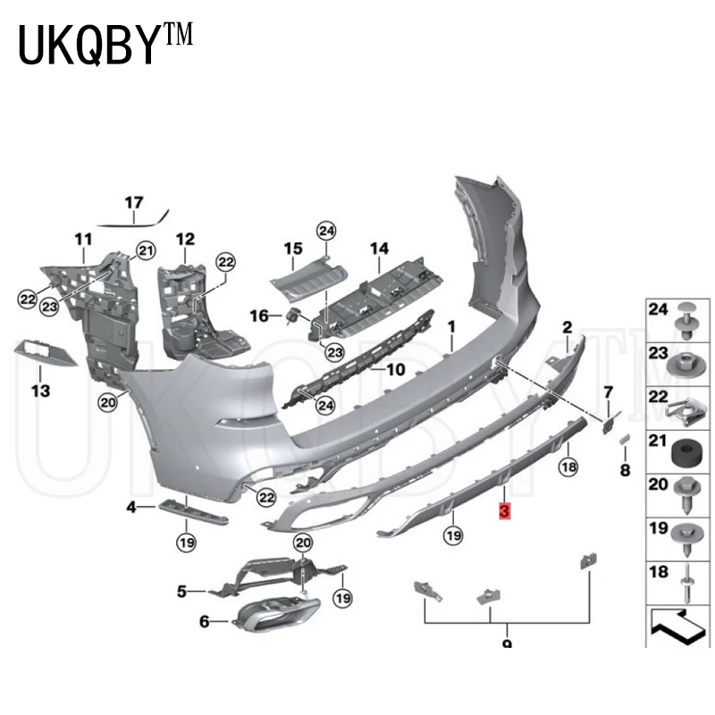 Primer applied after bottom protection device X5 G05 30 25 40dX  51128099114