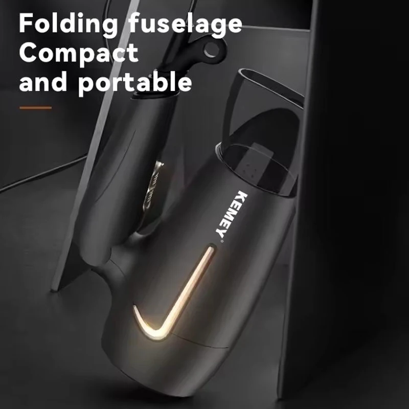 Kemei 6834 Профессиональный фен для женщин, выпрямитель, складной фен для домашних салонов, складной фен для волос