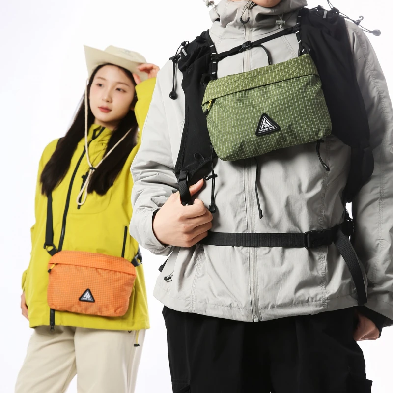 

Outdoor Chest Bag Multifunctional Hiking Waist Pack Waterproof Crossbody Bag Camping Running Travel Fits Most Backpacks