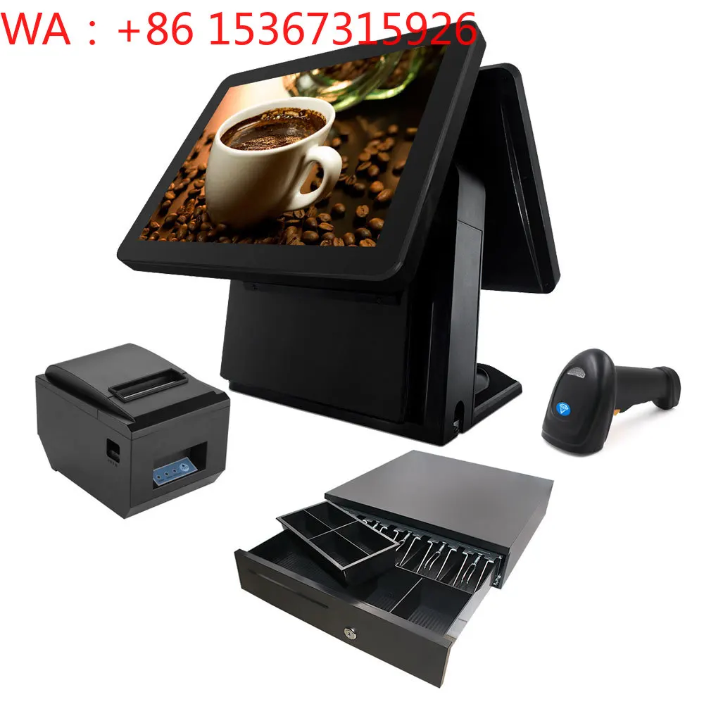 

15.6 Inch Touch Screen POS Cash Register System Windows 10 11 Terminal for Supermarket Retail