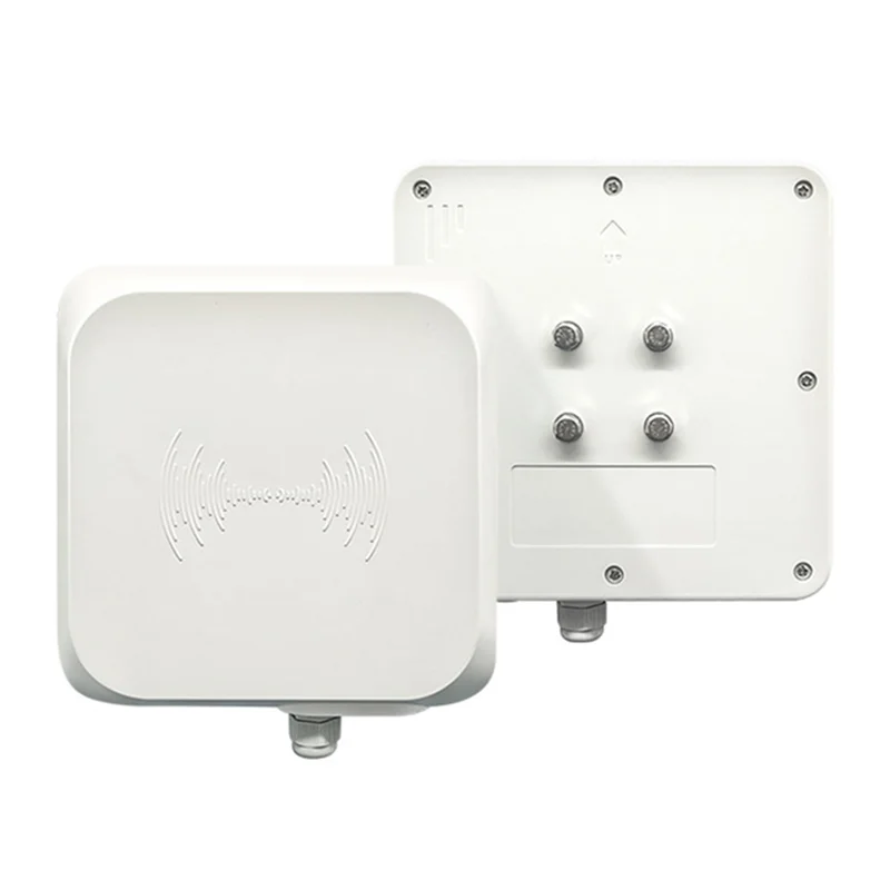 UHF-RFID-Lesegerät 7Dbi-Antenne unterstützt Multi-Tag-Lesung mit großer Reichweite 0–5 m RS232/485/Wiegand26-Schnittstelle