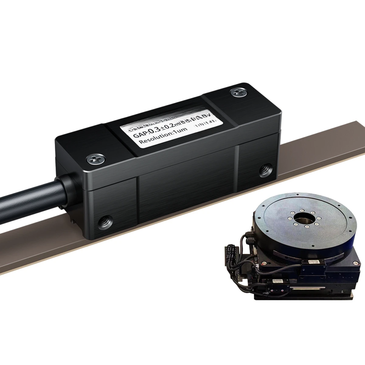 

Linear encoder AMS128 supports multiple communication protocols Three-axis alignment platform encoder