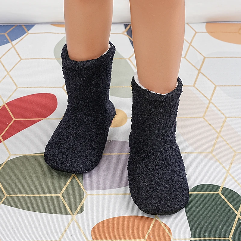 Mntrerm Winter Wärme postpartale Hausschuhe für Frauen Innen boden ruhige Idee Stoff weiche Baumwoll stiefel für Paare – Detail 11