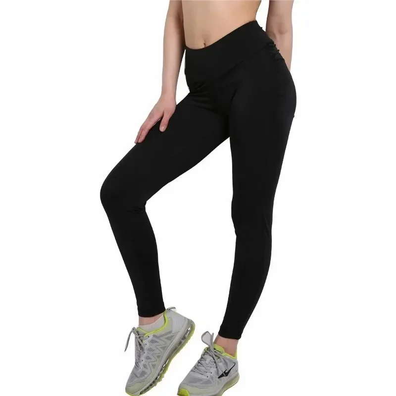 Woman Sexy Open Crotch Fitness Leggings Sports Hot Pants Breathable Jogging Crotchless Club Bike Sportswear Gym Sporty Cloth