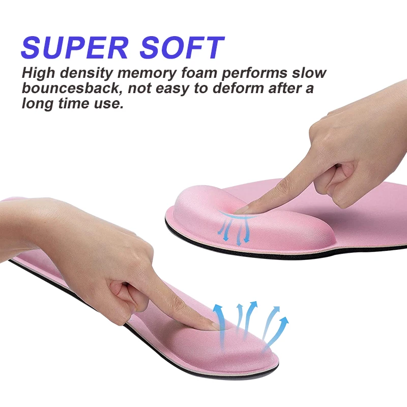 Memory Foam Wrist Rest Keyboard Pad and Wrist Ergonomic Support Mouse Pad Set with High Quality