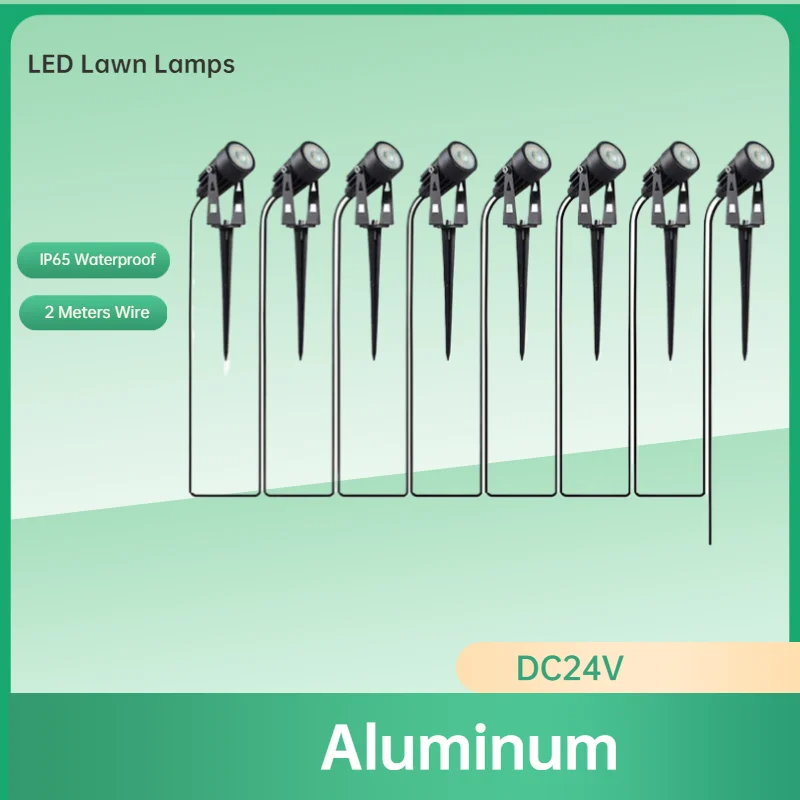 

40W 20W LED Landscape Lights IP65 Garden Decoration Spotlight DC24V to 110V220V 4/6/8/10 Pack Lawn Lighting Outdoor Decor