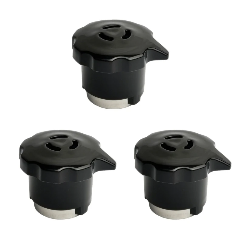 

Set of 3 Efficient Cookware Cooker Relief Jigger Valves Replacement Pressure Cooker Relief Jigger Valves Exhaust Valves